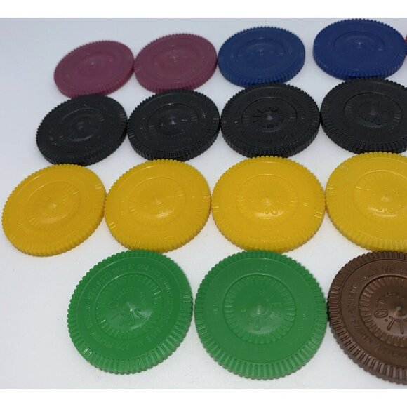 25 Vintage Jello Hostess Coins Automobile Antique Car Chips Picture Wheels - Picture 11 of 14